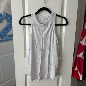 White lululemon tie it up tank